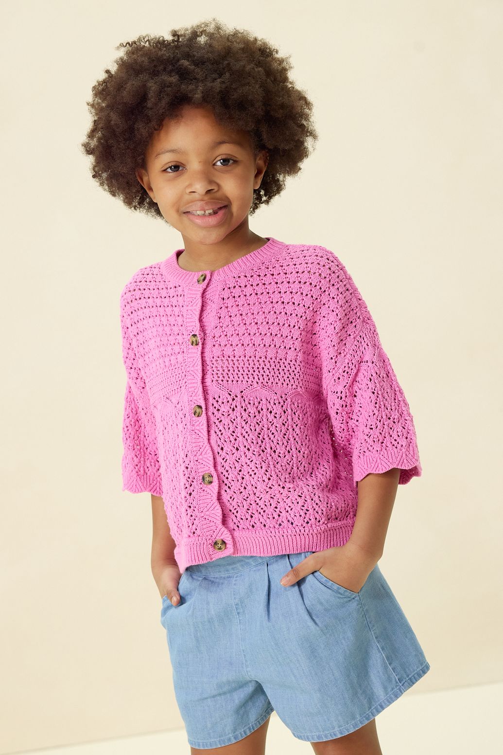 Short en jean - bleu