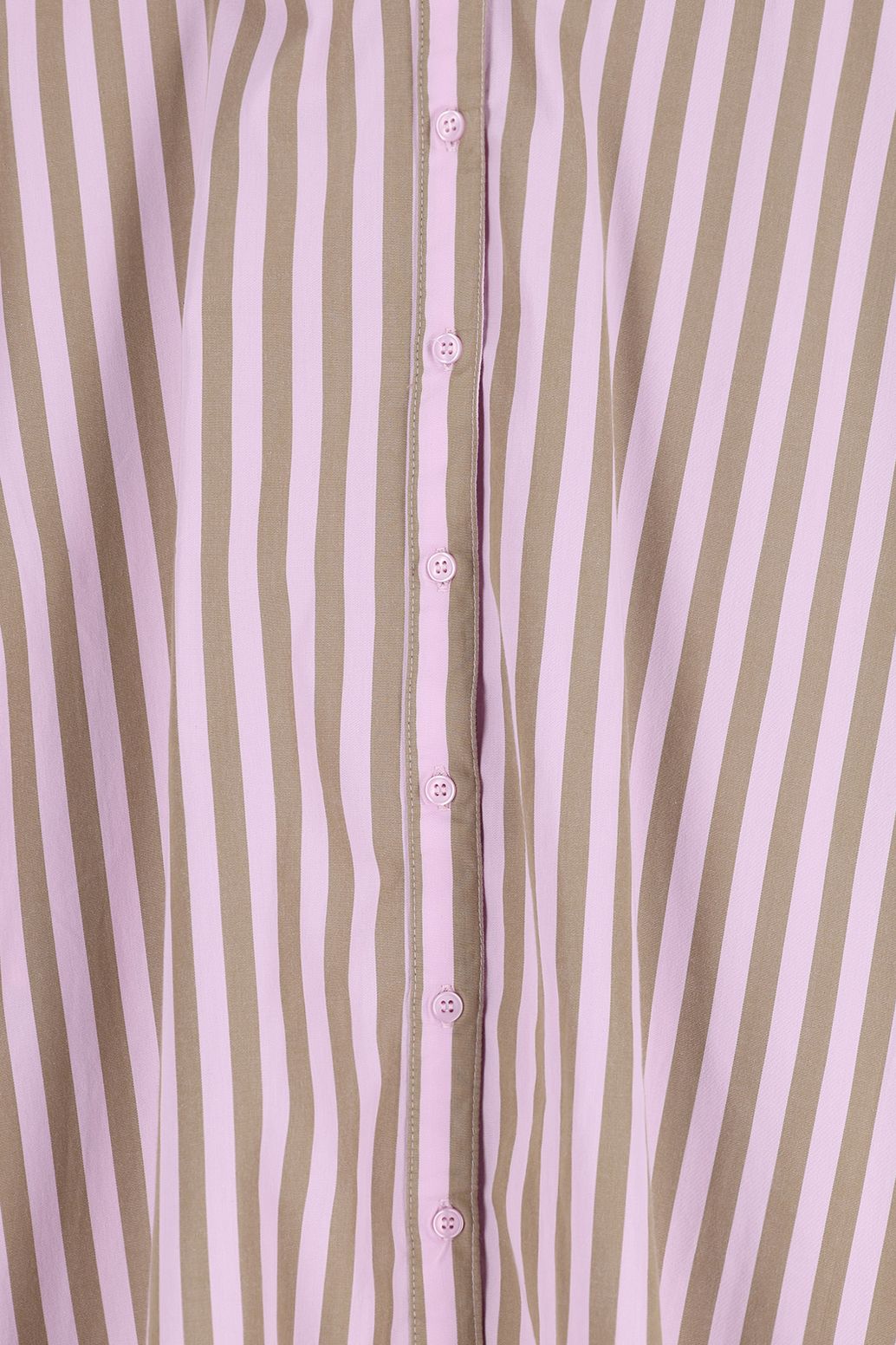 Gestreiftes Kleid - grün