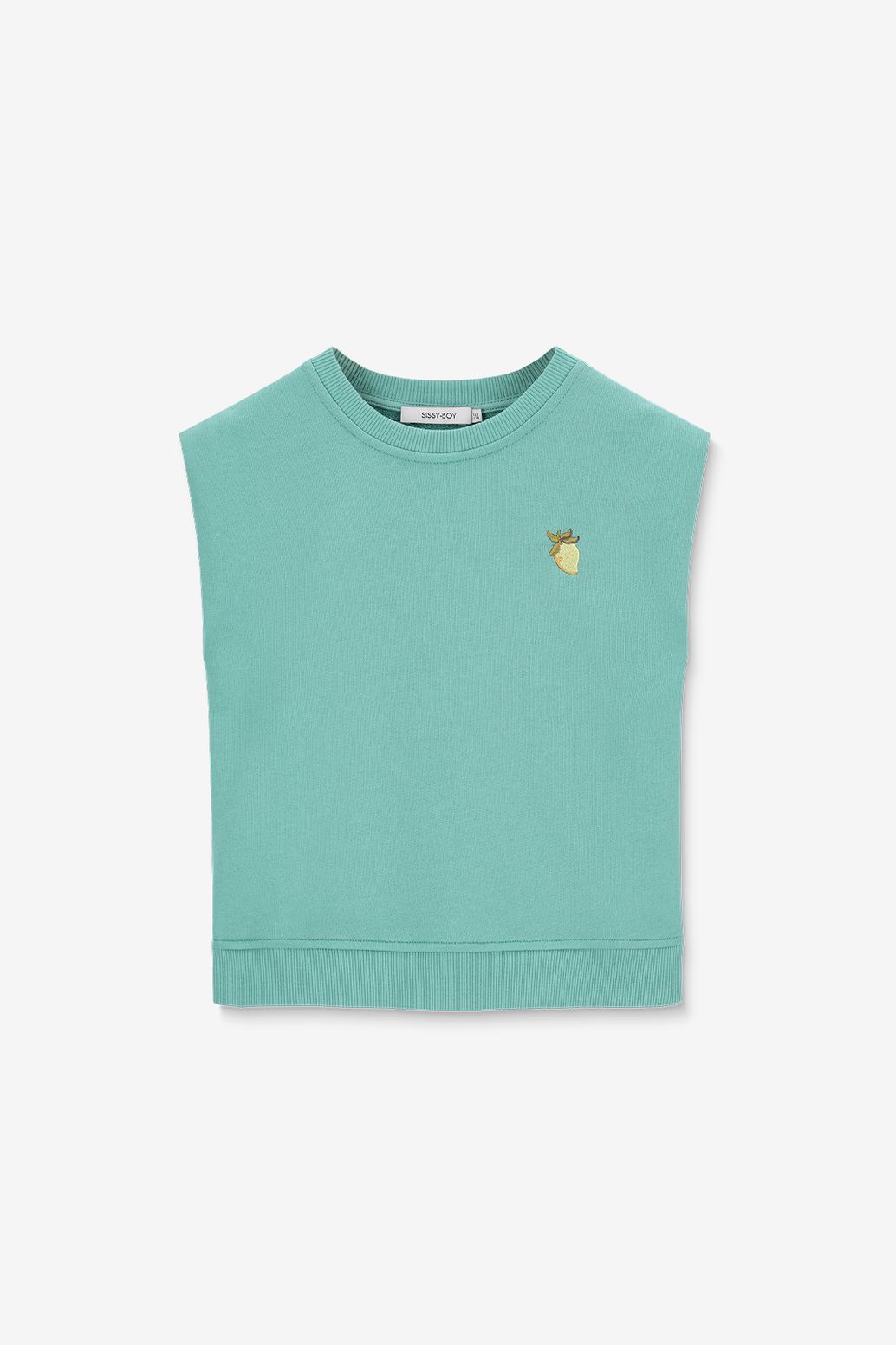 Groene mouwloze sweater