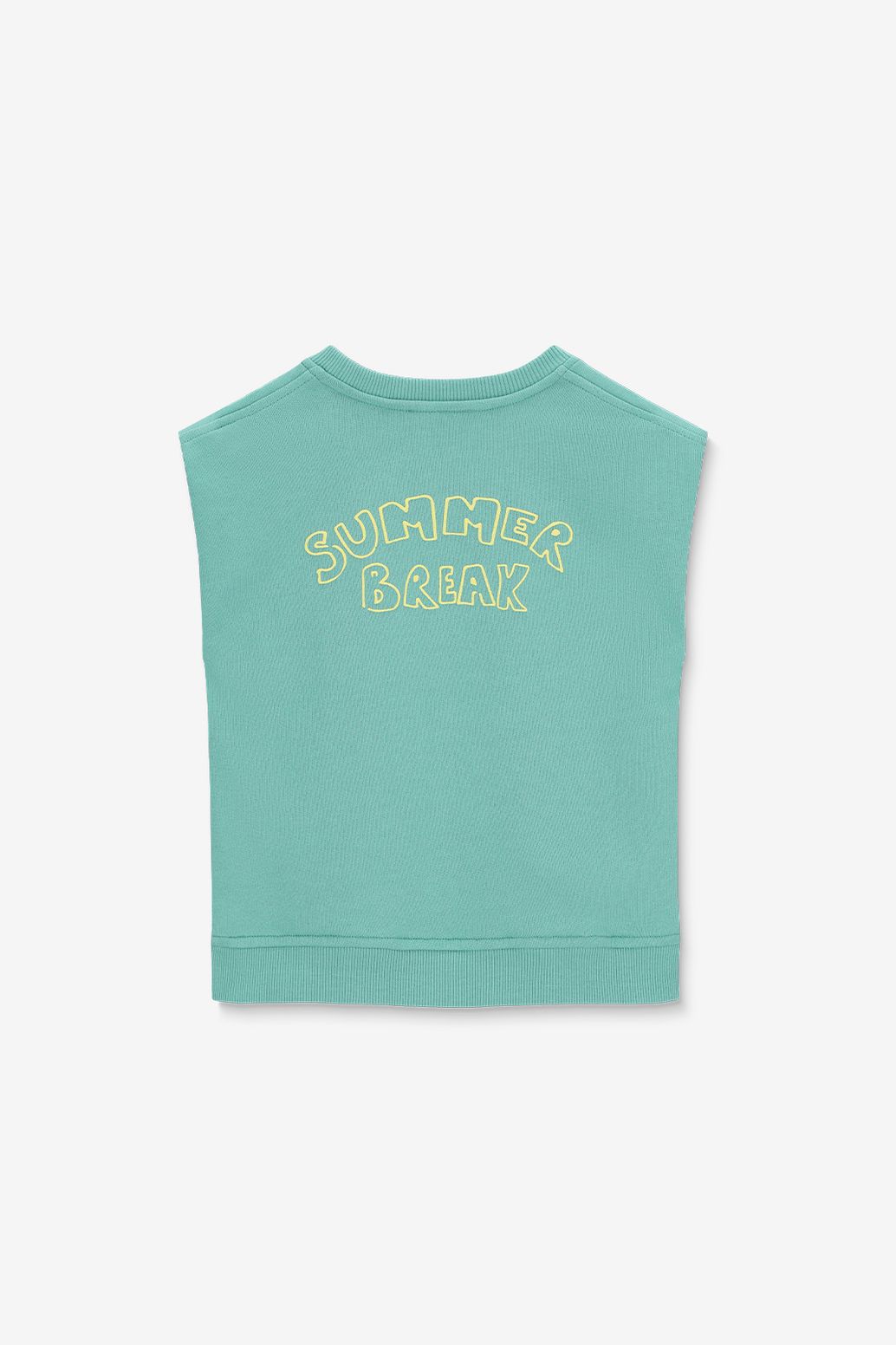 Groene mouwloze sweater