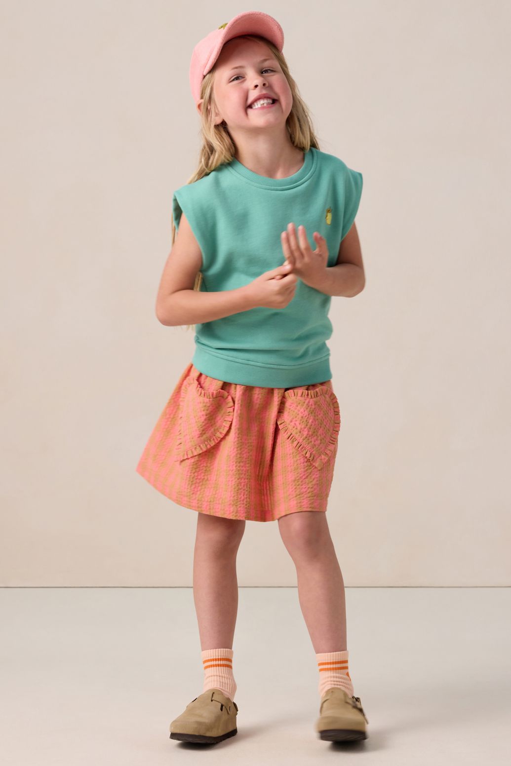 Groene mouwloze sweater