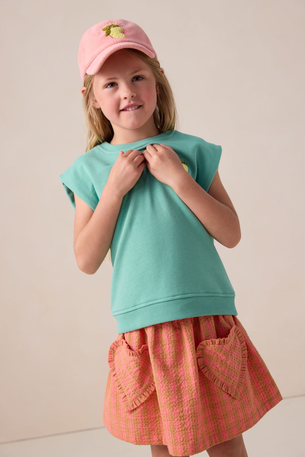 Groene mouwloze sweater