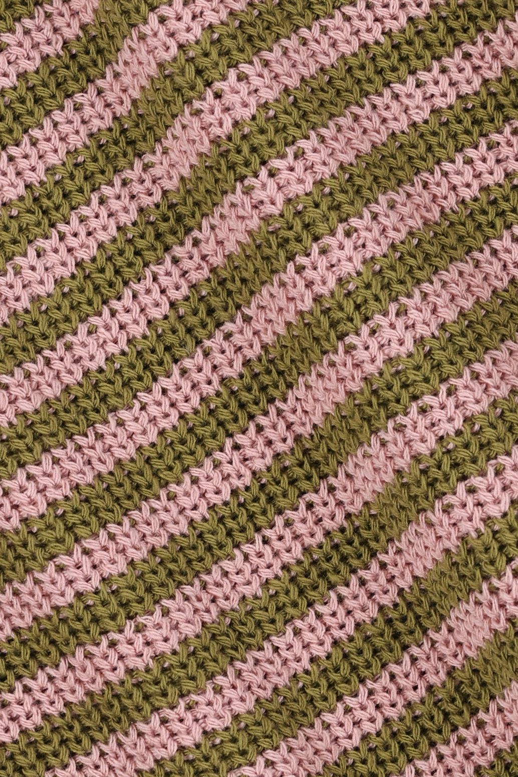 Gestreifte Strickjacke mit kurzem Arm