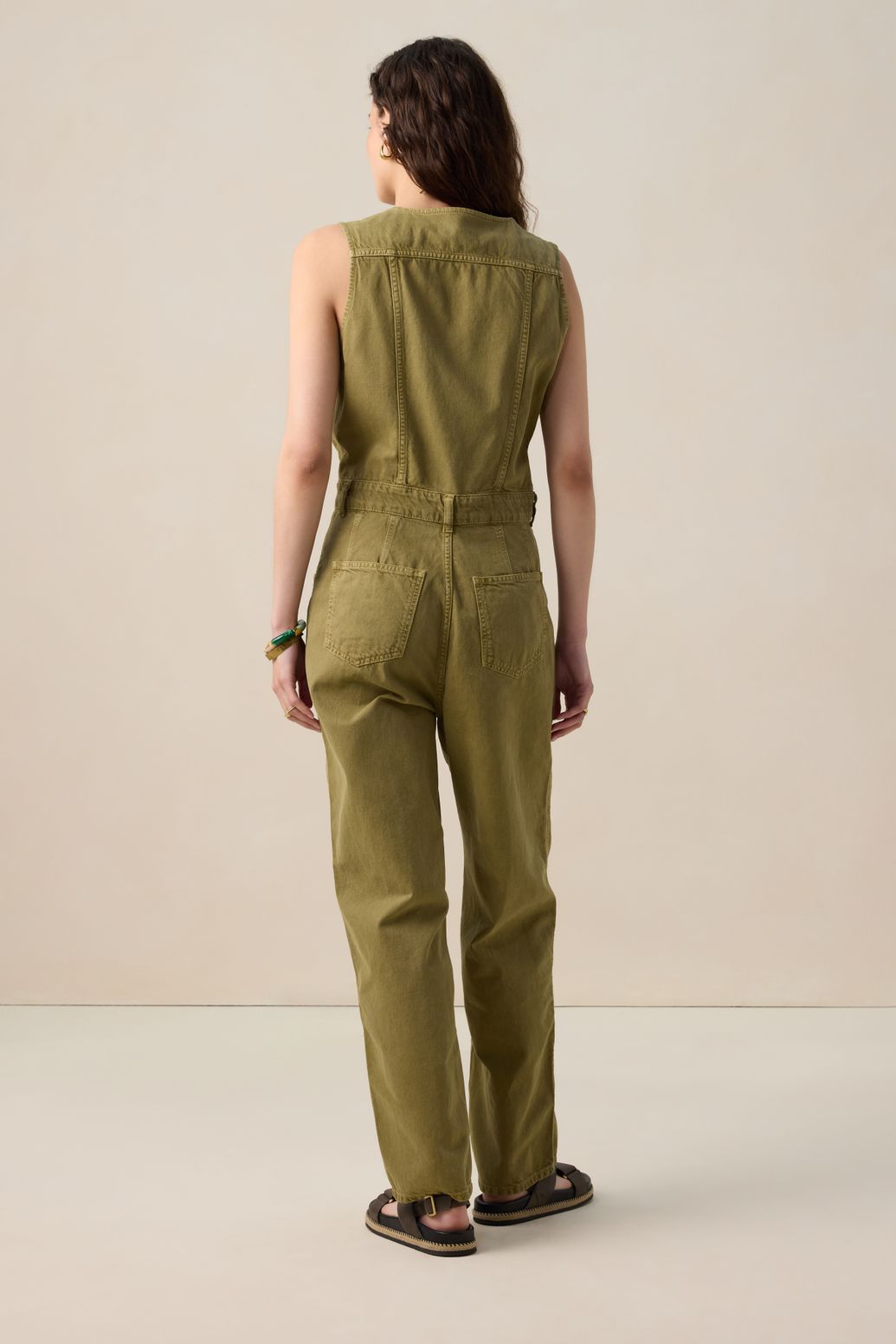 Groene jumpsuit