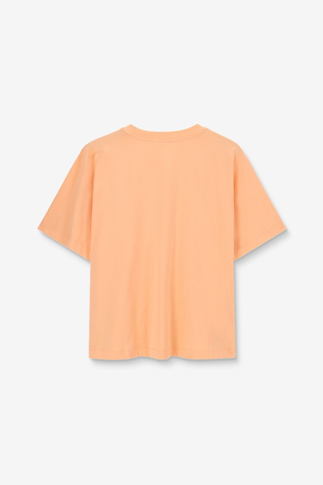 T-shirt avec poche poitrine - orange clair