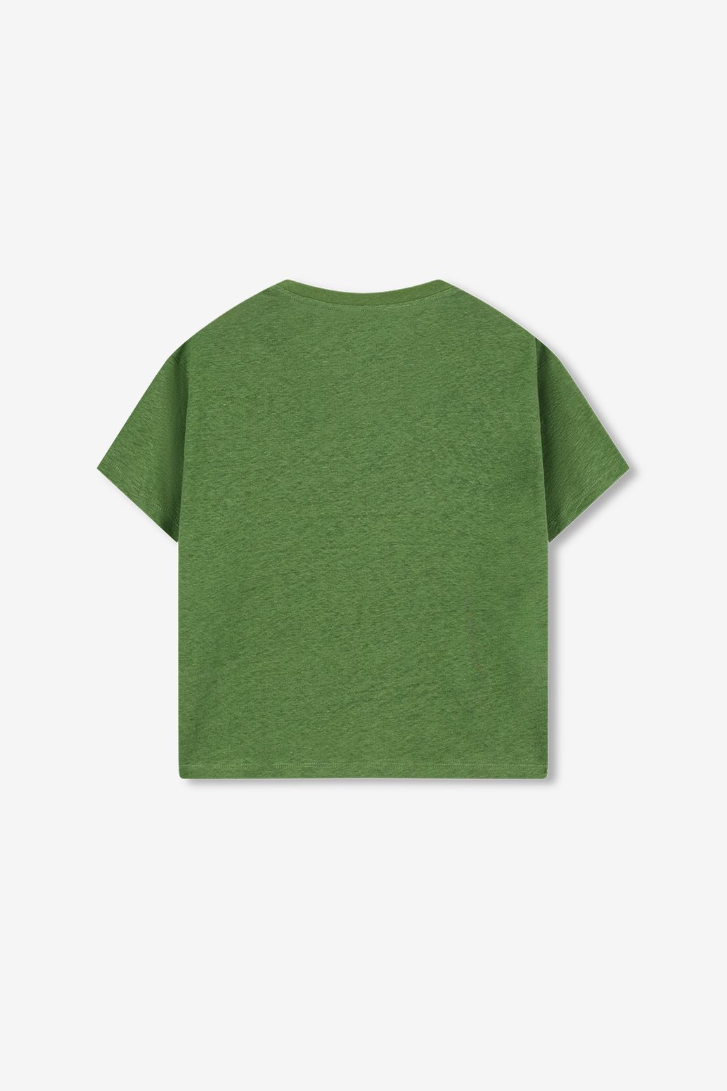 Groen linnen T-shirt