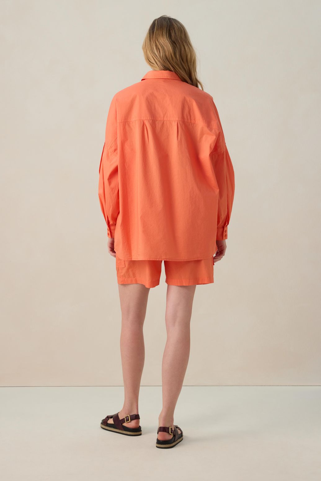 Roodoranje oversized blouse