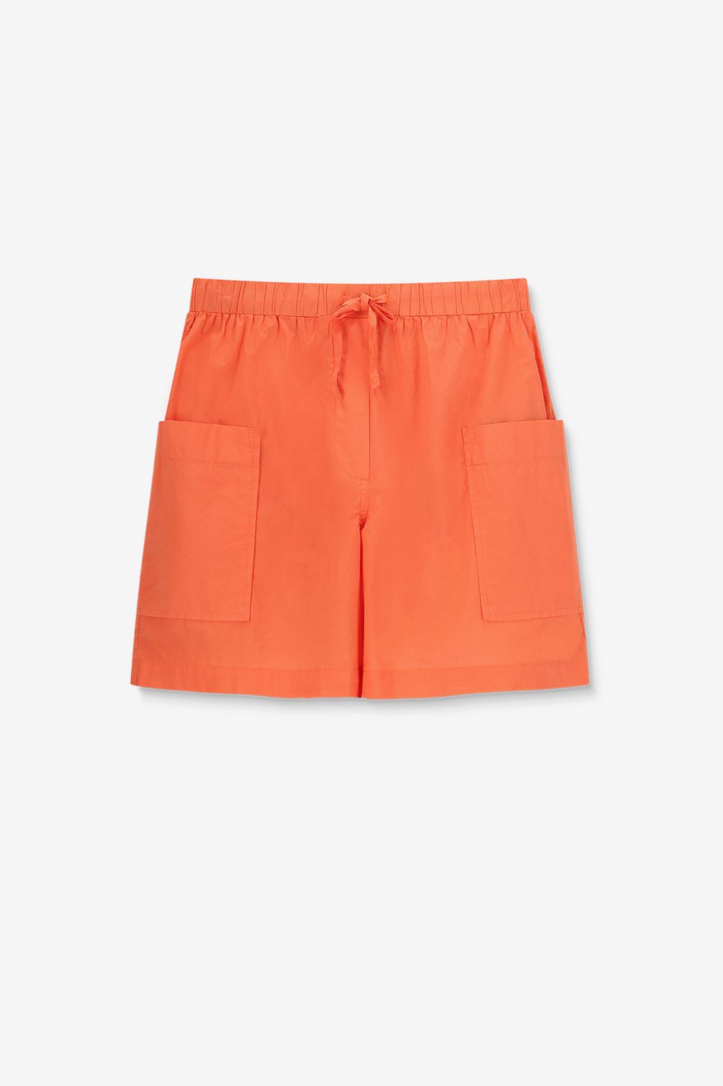 Roodoranje poplin short