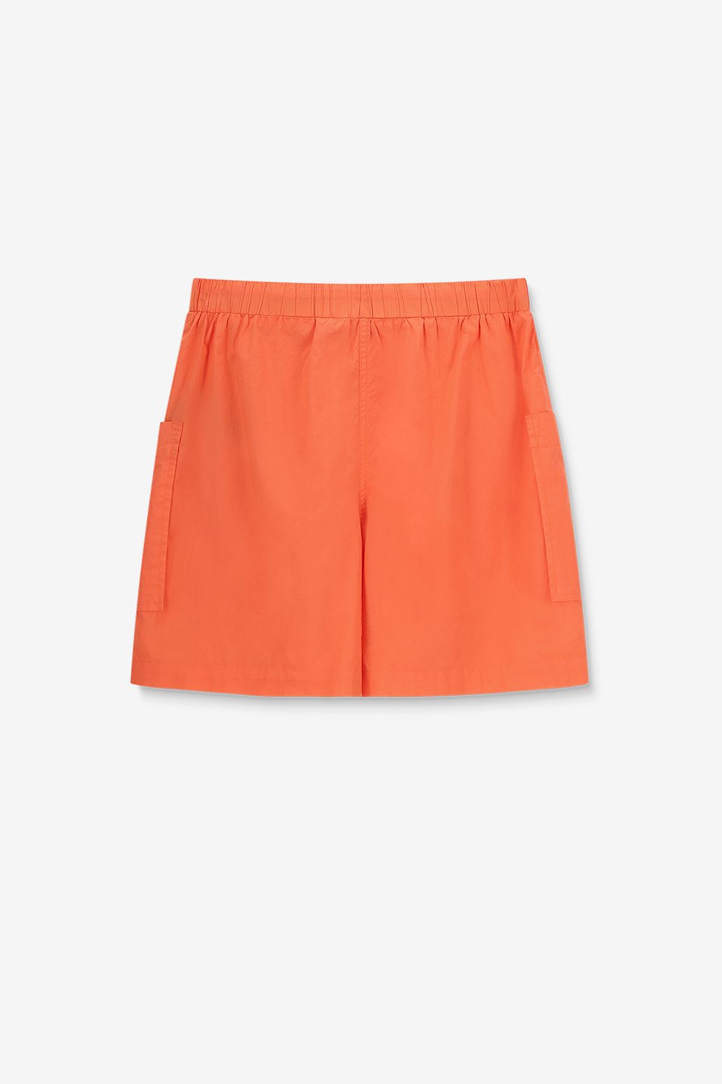 Roodoranje poplin short