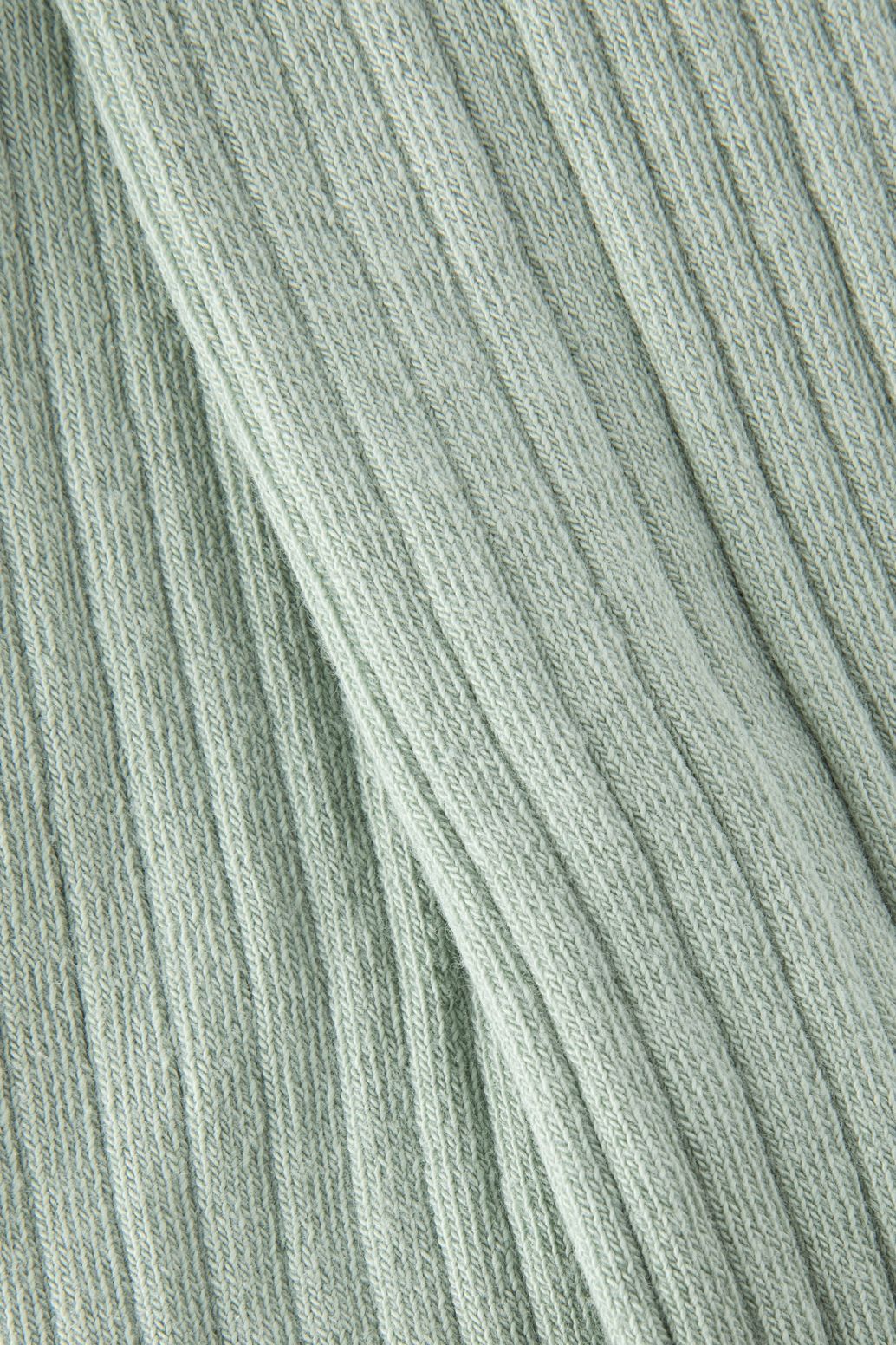 Collants côtelés - vert clair