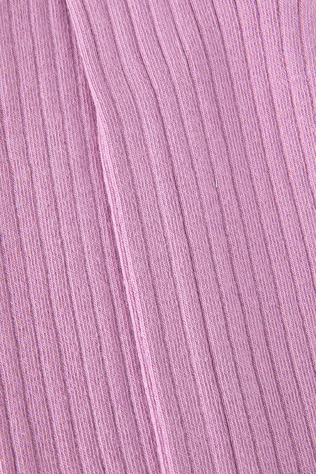 Collants côtelés - violet clair
