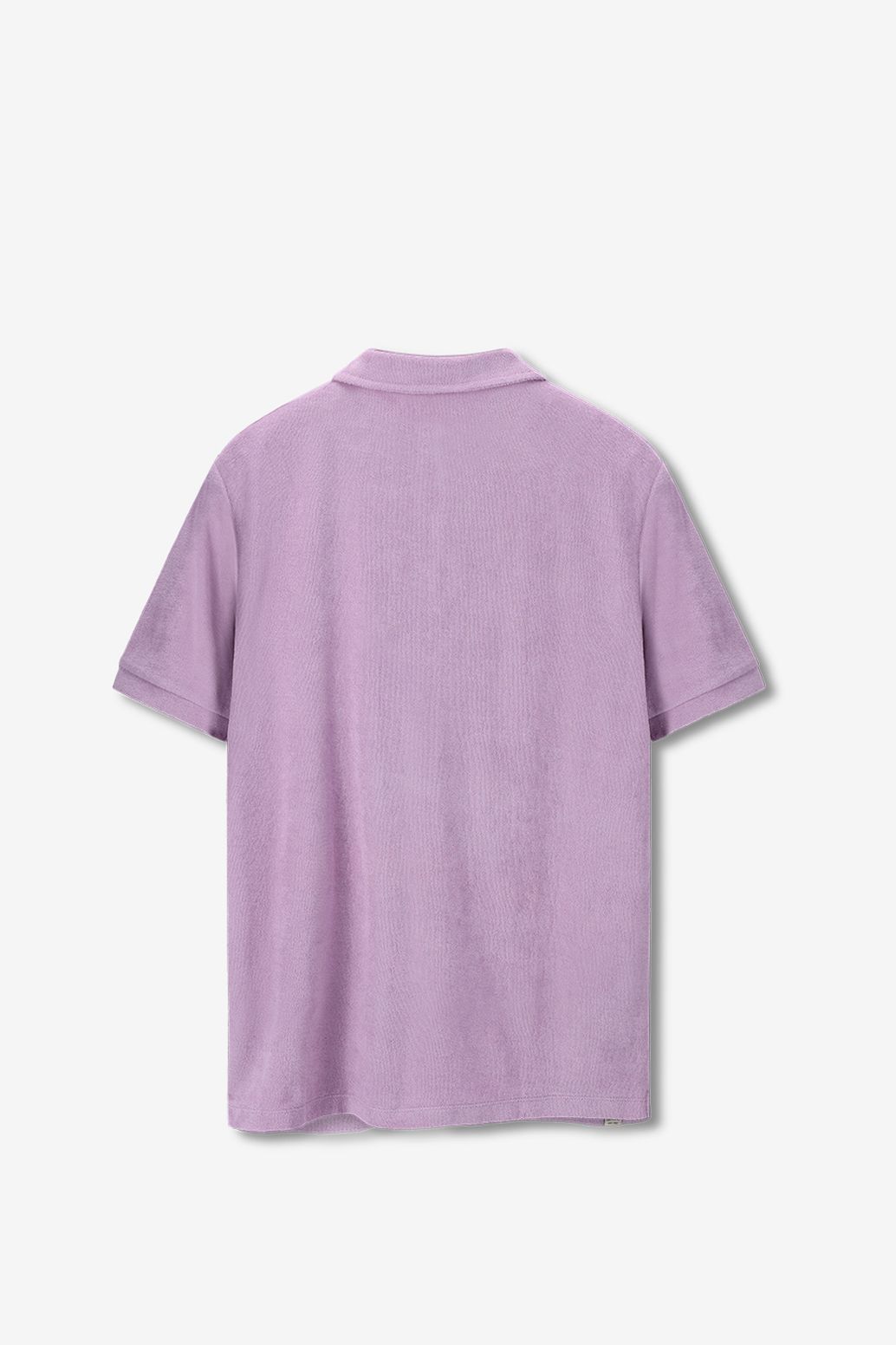 Lichtpaarse badstof polo