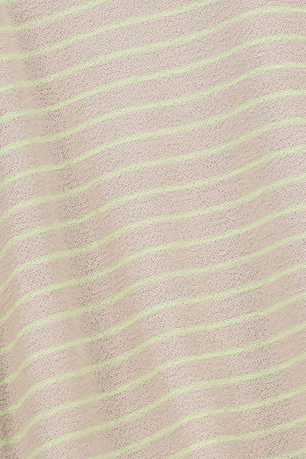 Beige t-shirt met strepen