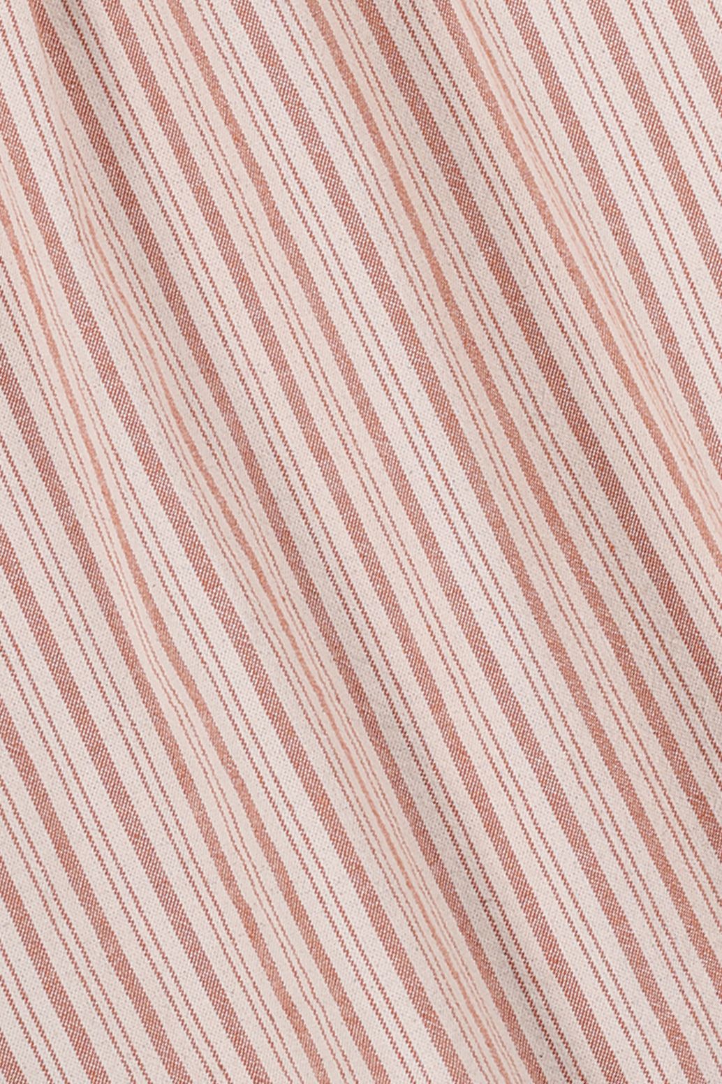 Oranje overhemd met strepen