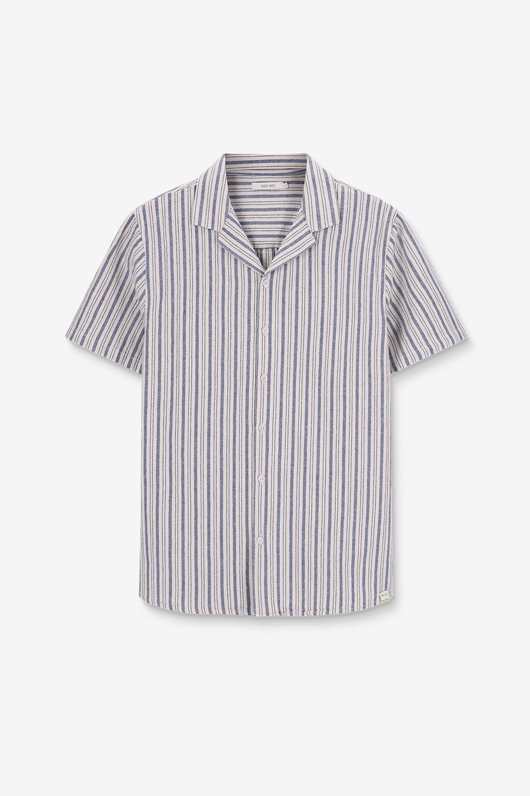 Gestreiftes Hemd - dunkelblau