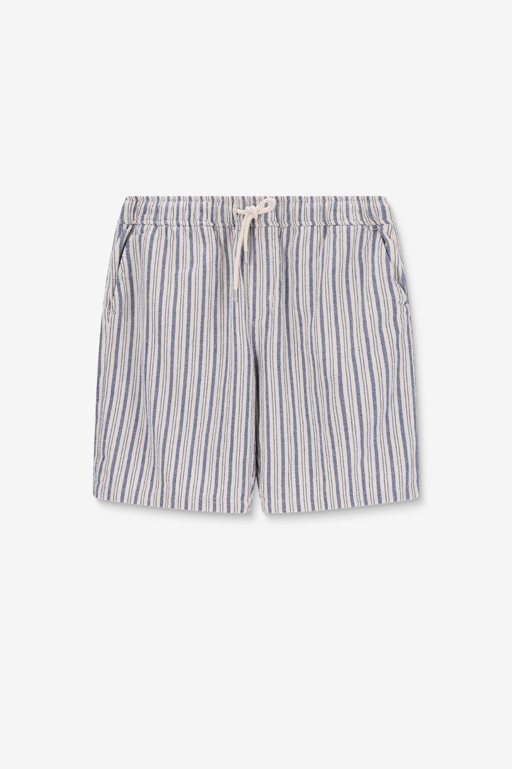 Gestreifte Shorts - dunkelblau
