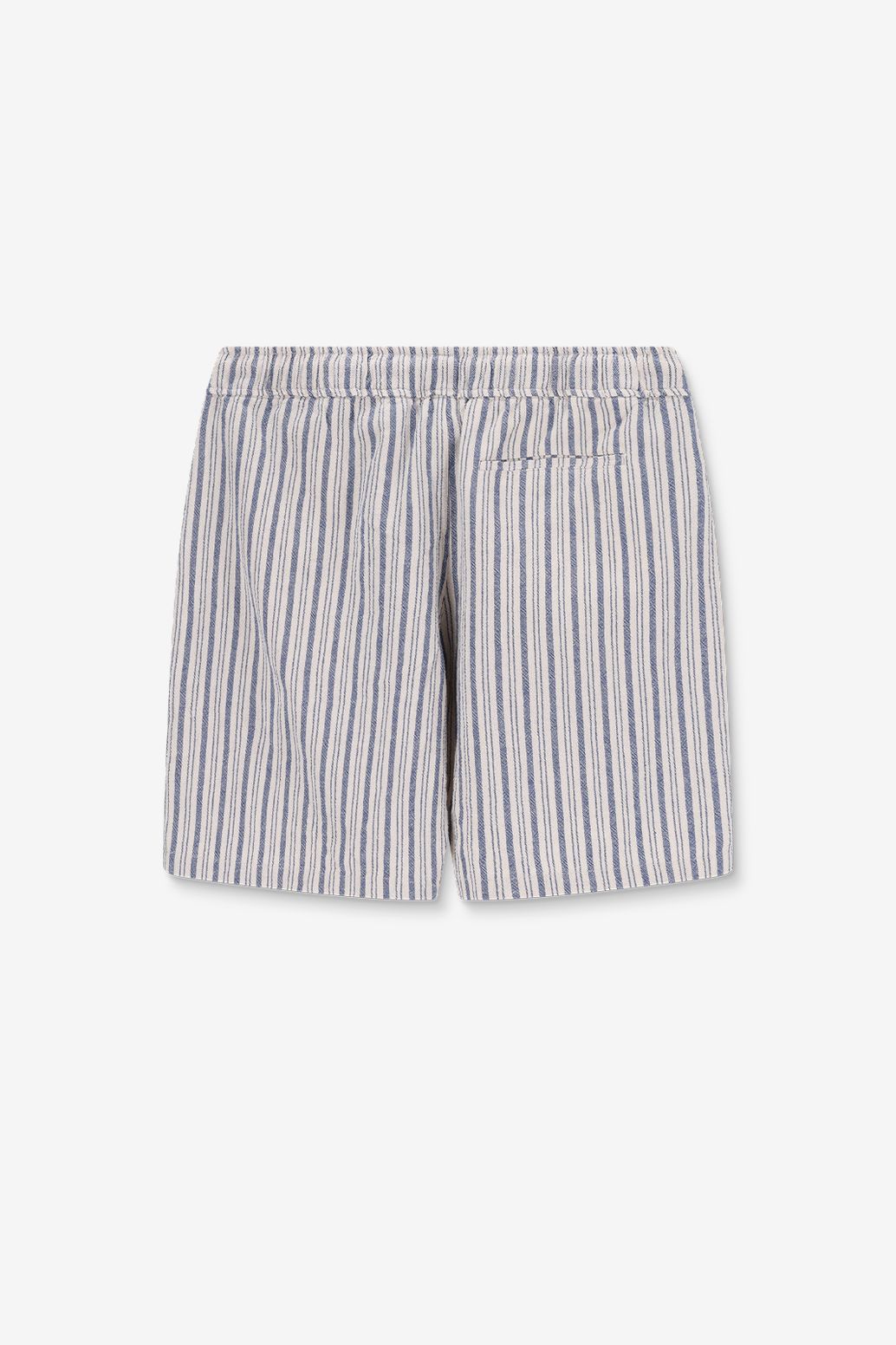 Donkerblauwe short met strepen