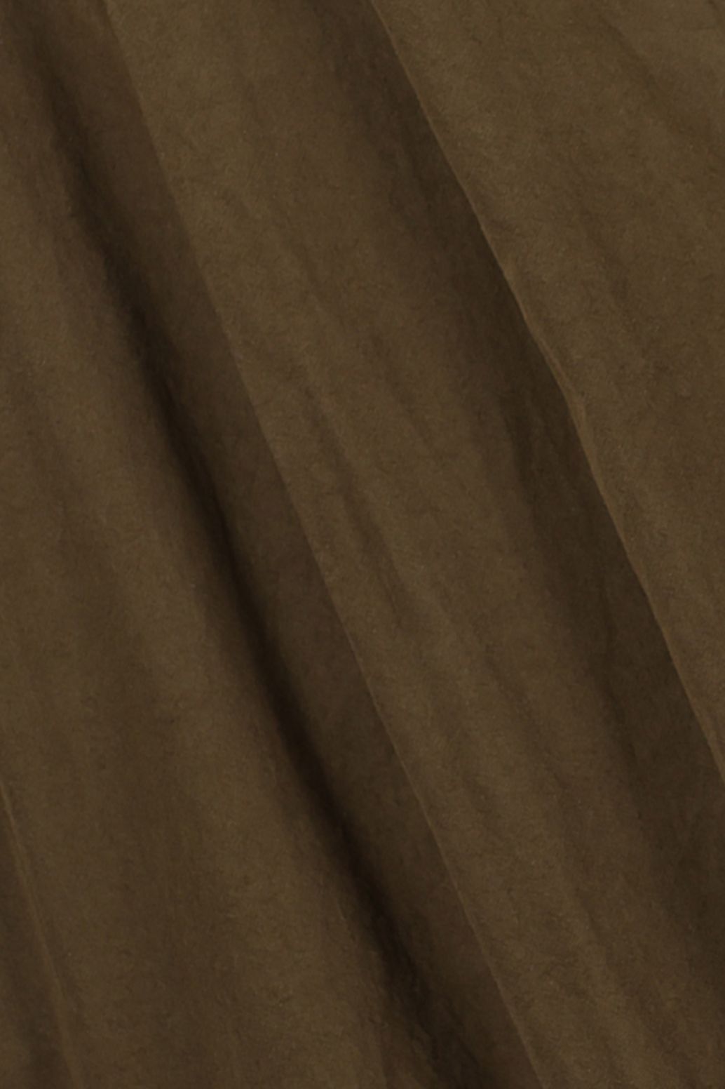 Donkergroene mid waist poplin broek