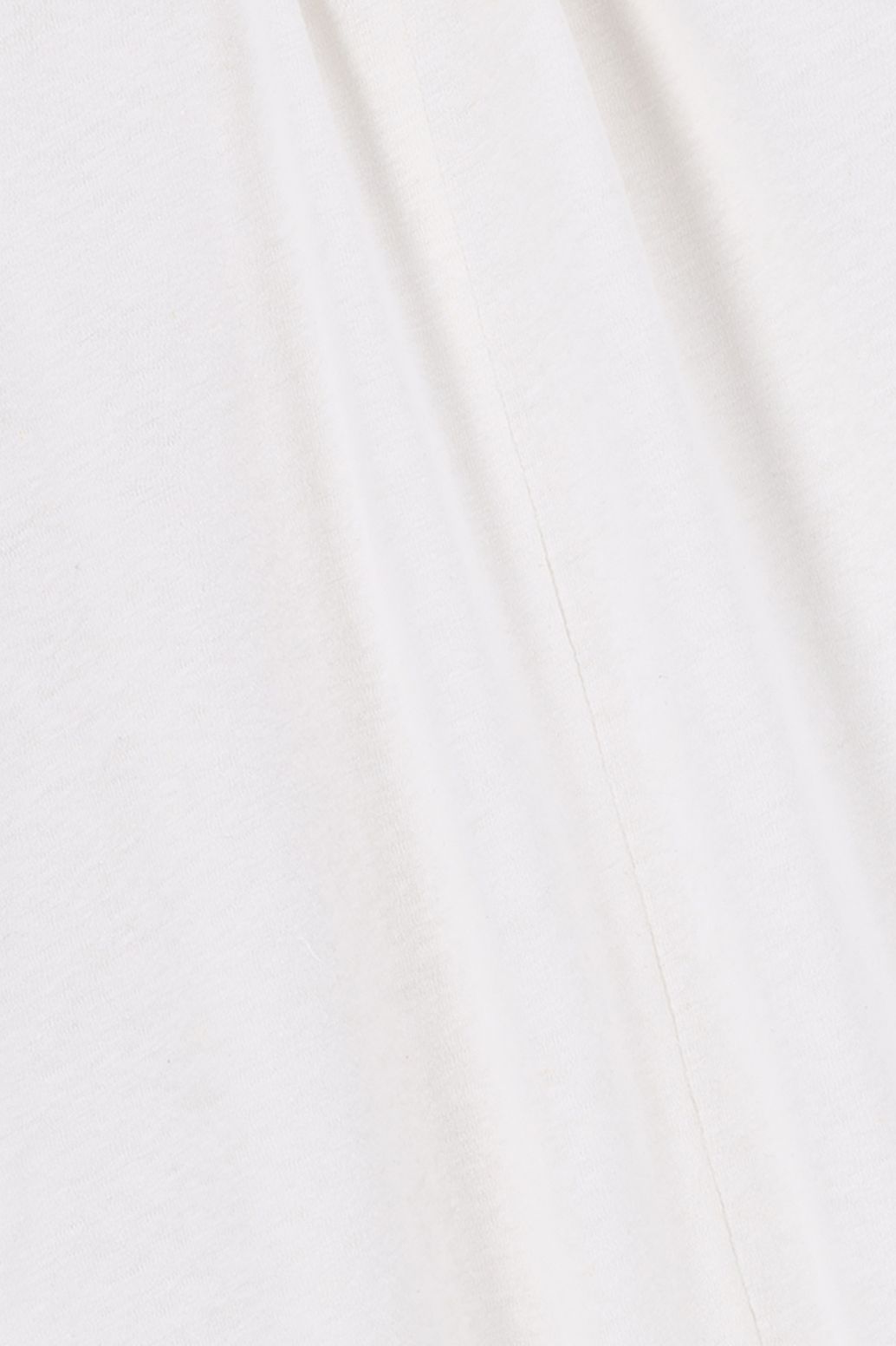 Wit linnenmix T-shirt