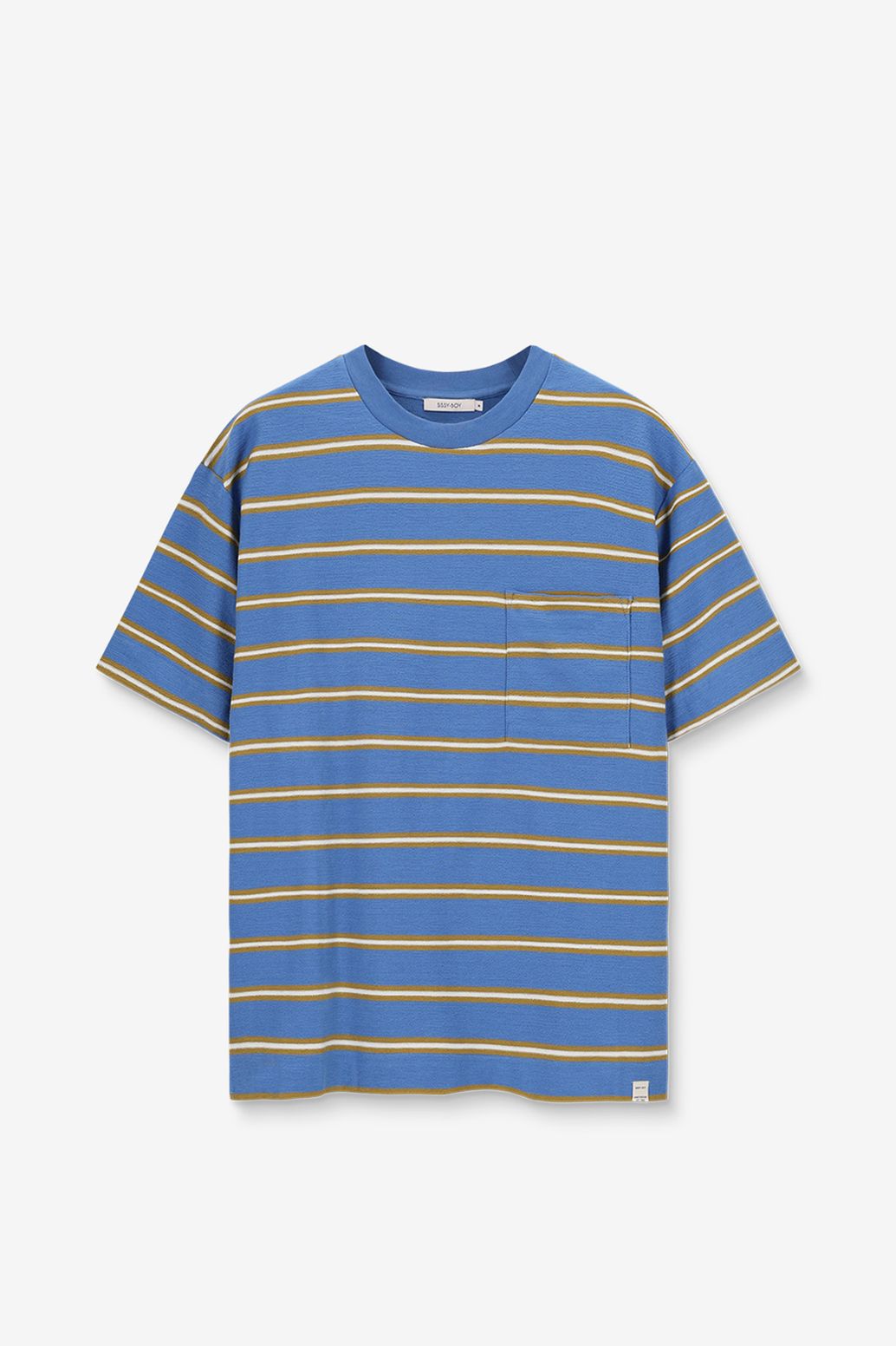 Gestreiftes T-Shirt - blau