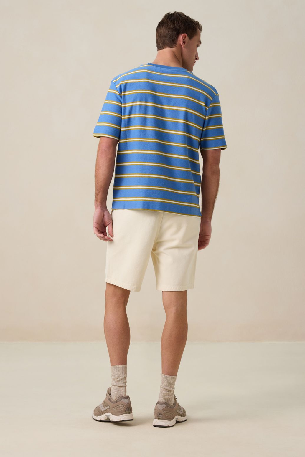 Blauw gestreept T-shirt