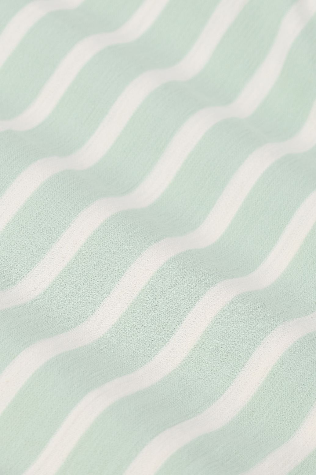 T-shirt oversize rayé - vert