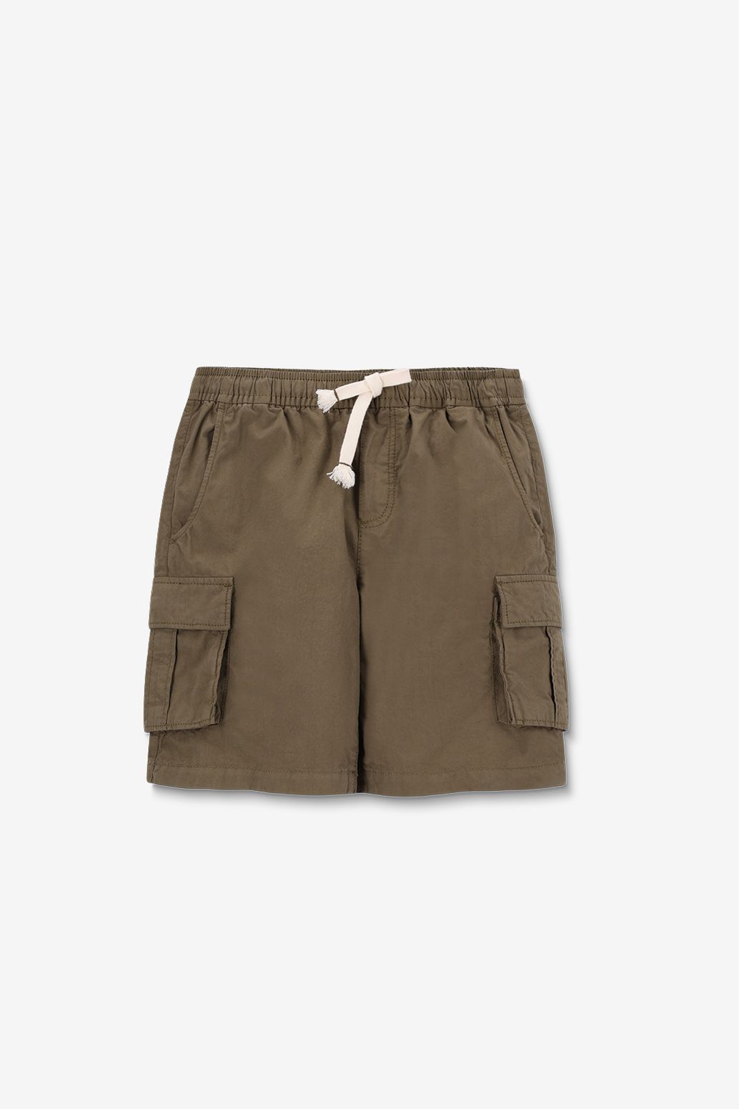 Donkergroene cargo shorts