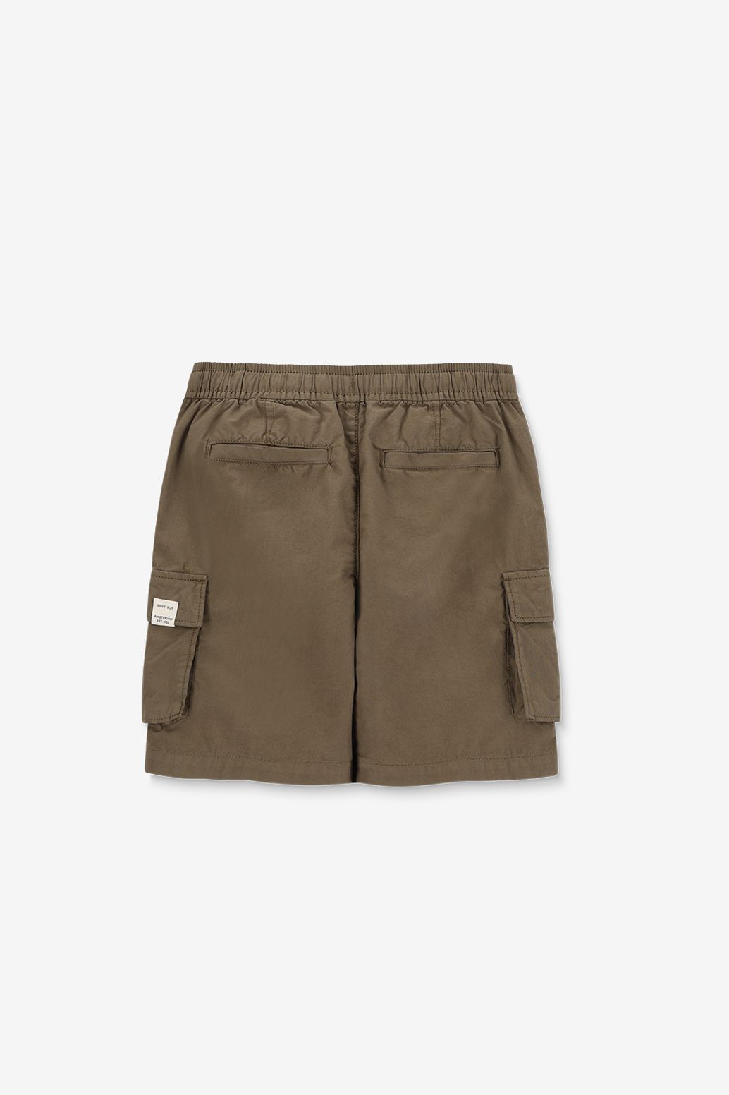 Donkergroene cargo shorts