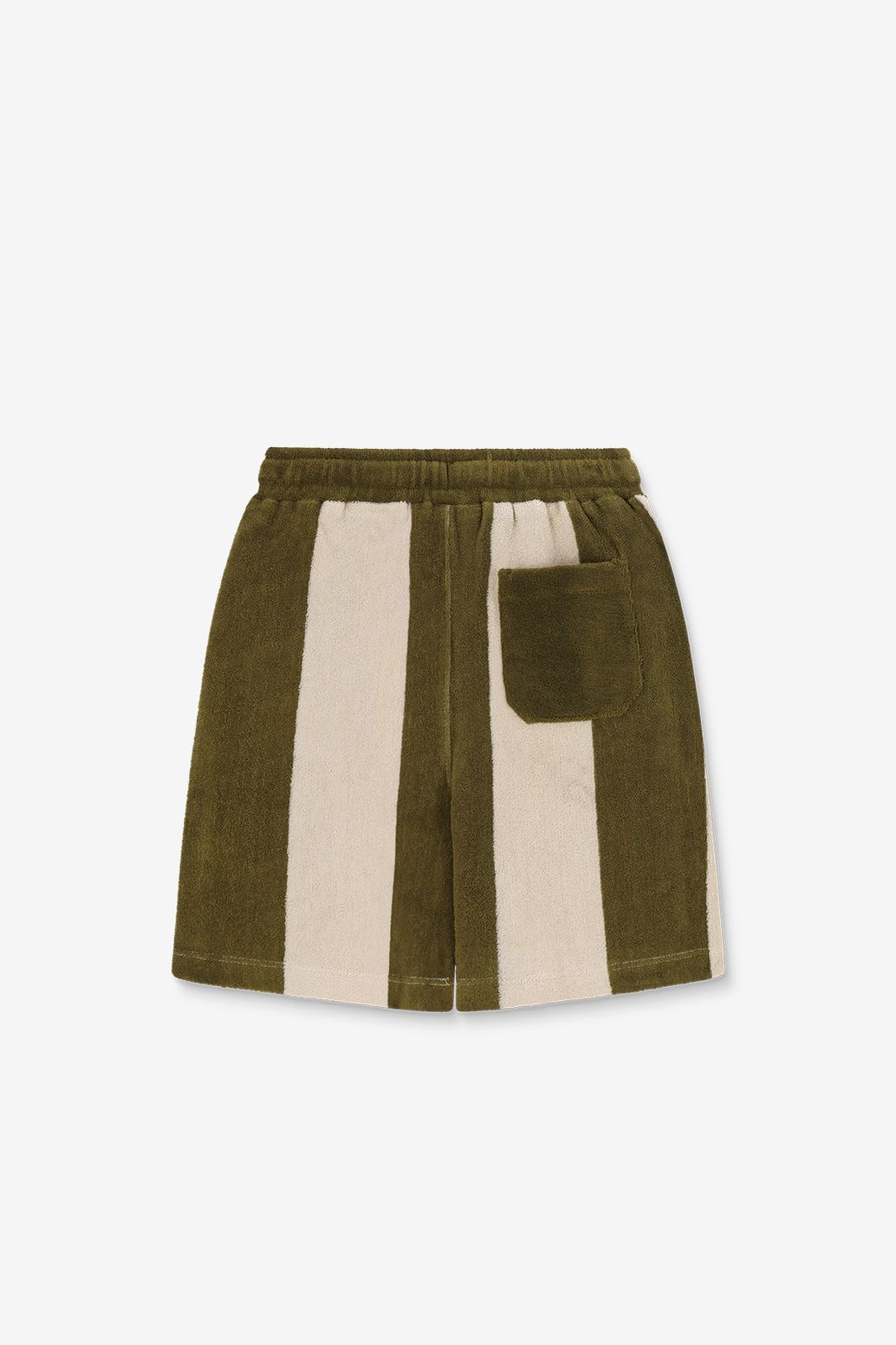 Groen gestreepte shorts