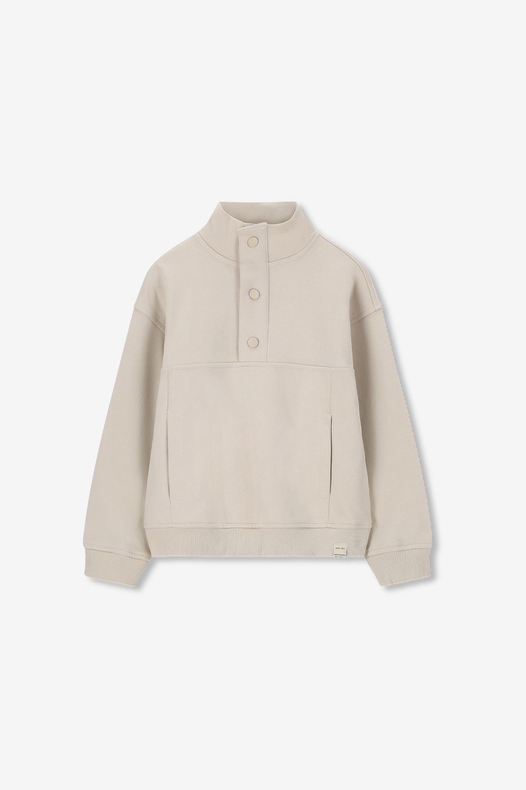 Sweater mit Schildkrötenkrangen - beige