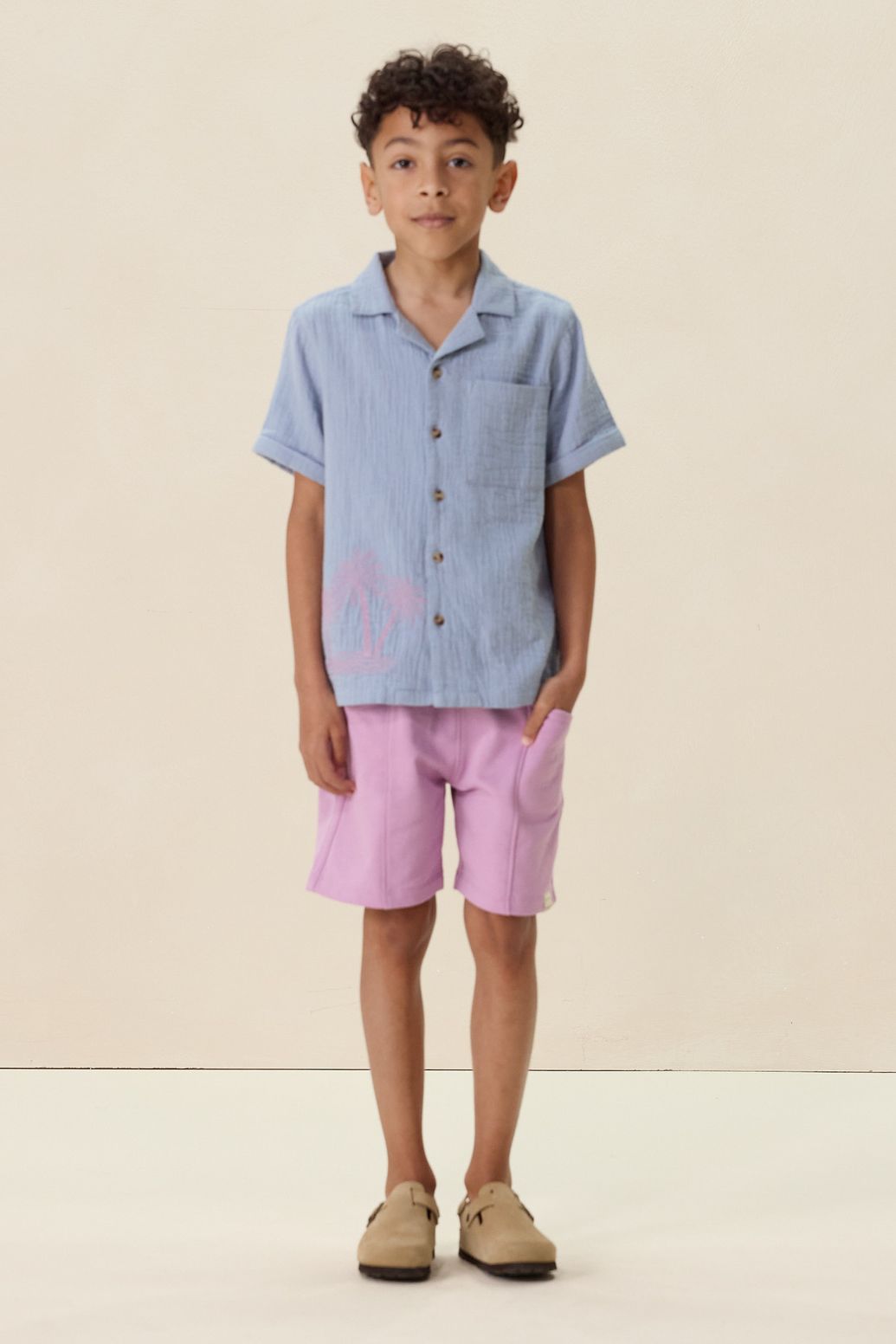 Sweatshorts - flieder