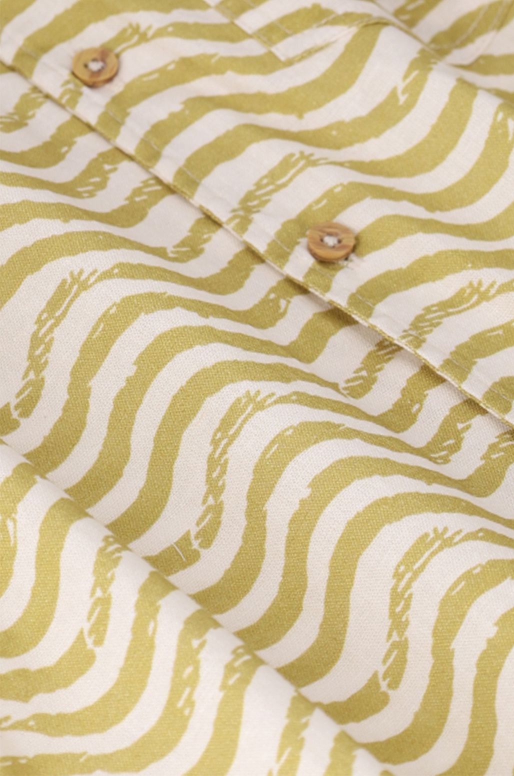 Hemd mit Wellenmuster - hellgrün