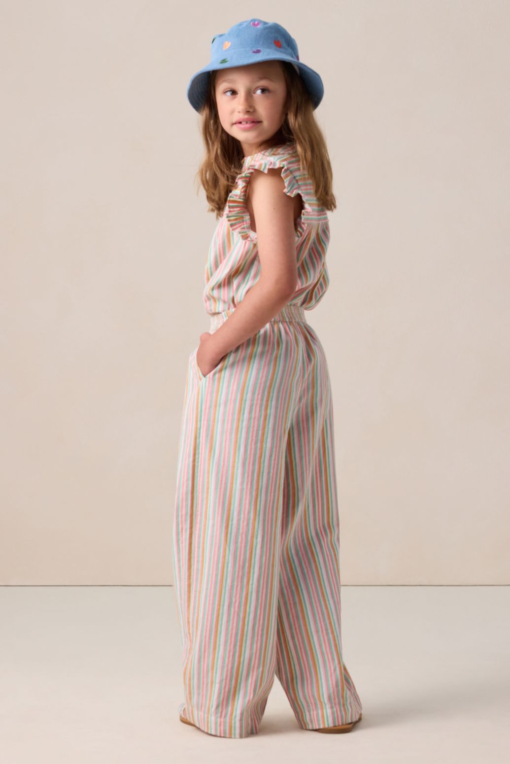 Multicolour broek met strepen