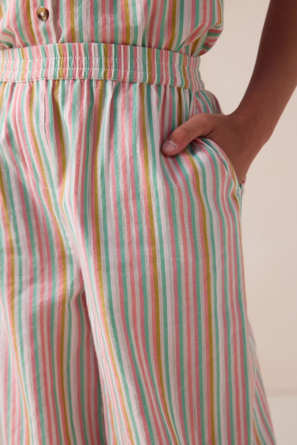 Multicolour broek met strepen