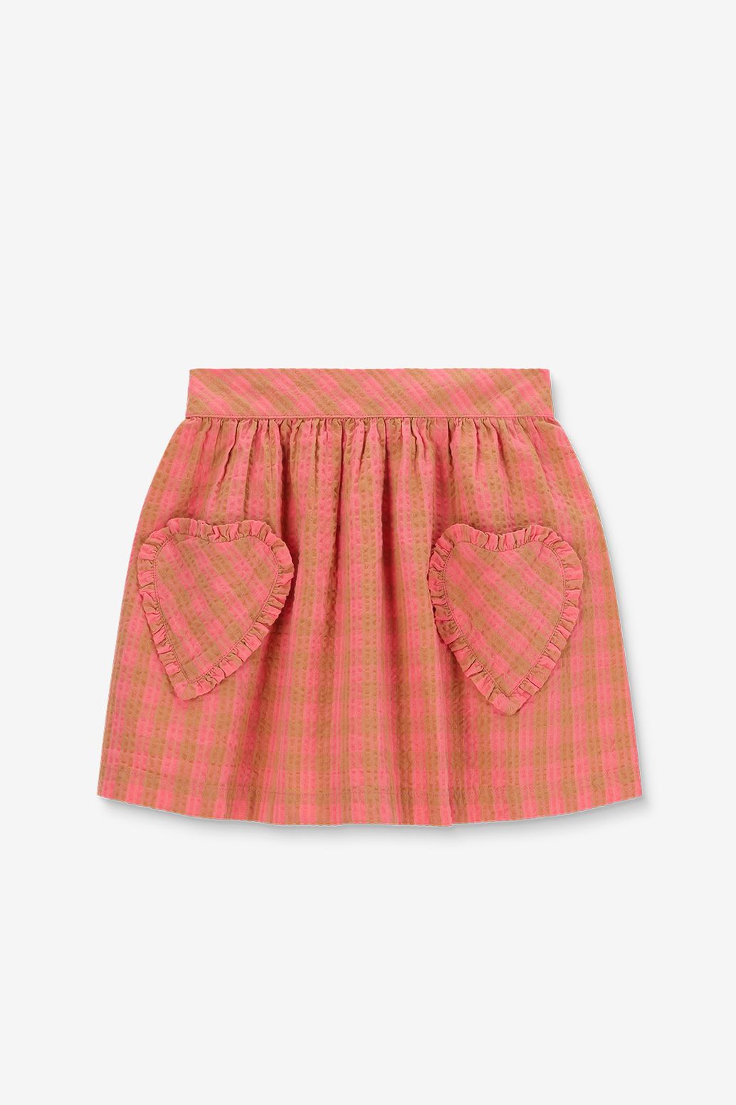 Karierter Rock - rosa