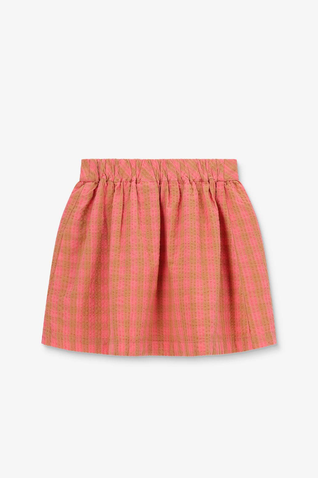 Karierter Rock - rosa