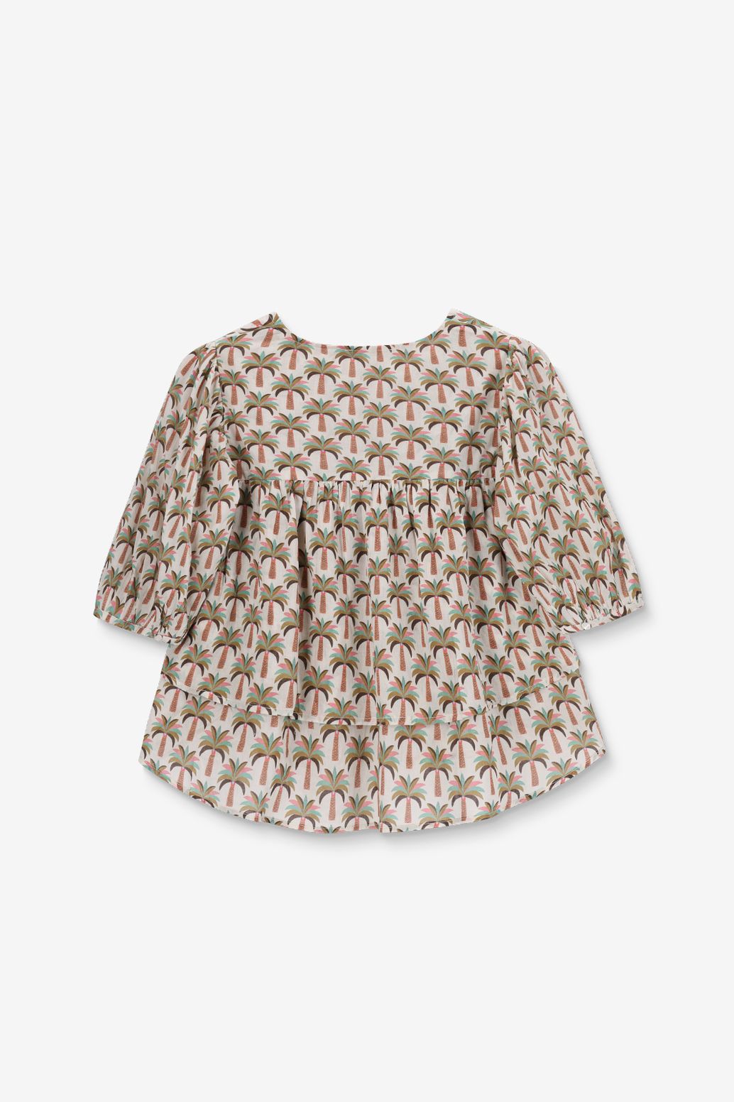 Blouse avec palmiers - multicolore