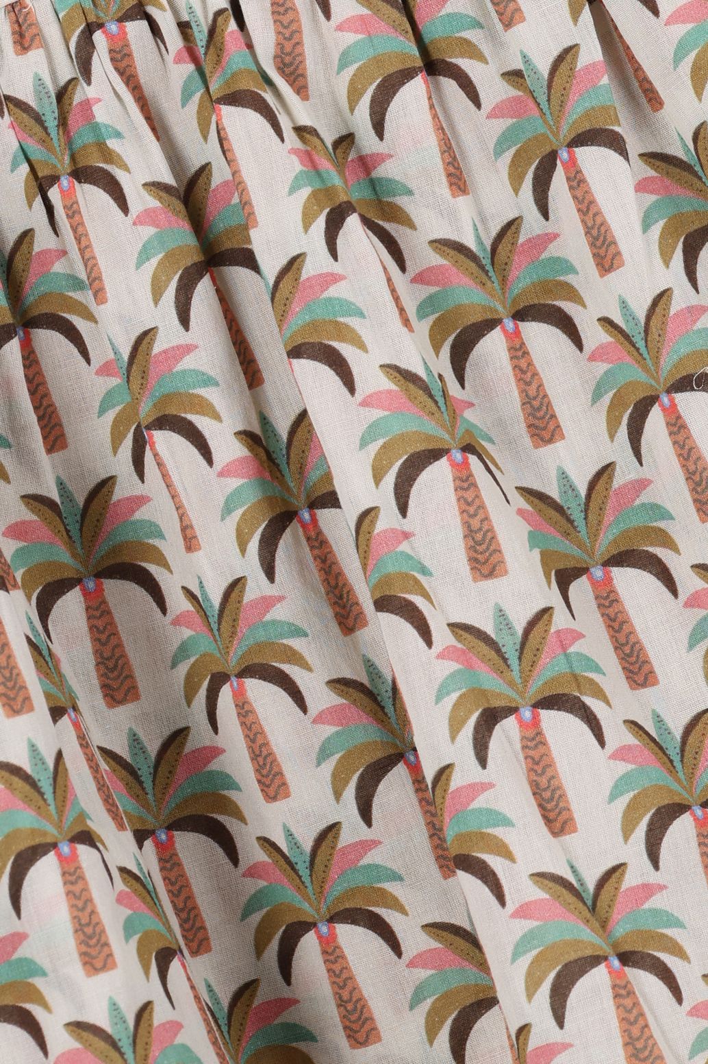 Blouse avec palmiers - multicolore