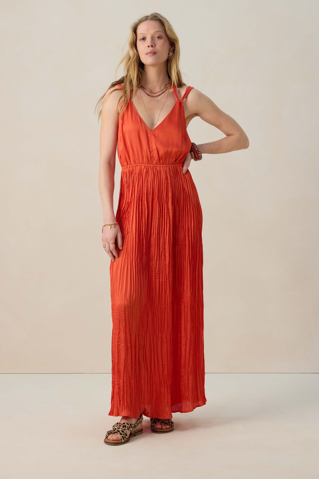 Maxi-Kleid - rot