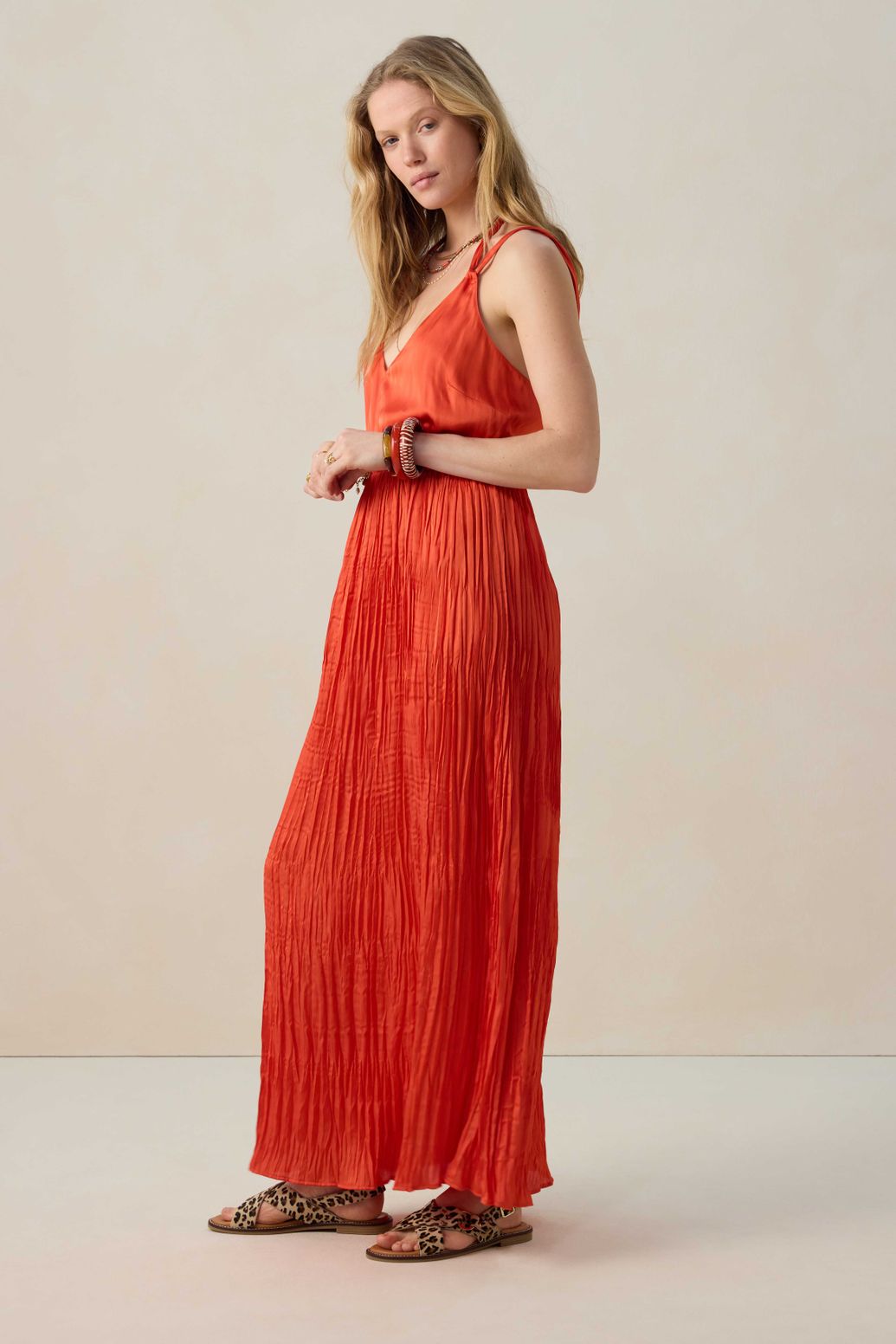 Maxi-Kleid - rot
