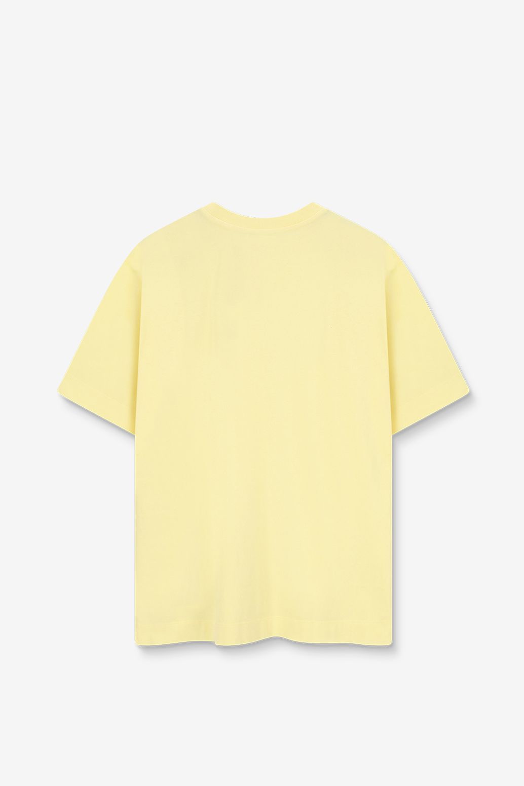 Lichtgeel boxy T-shirt