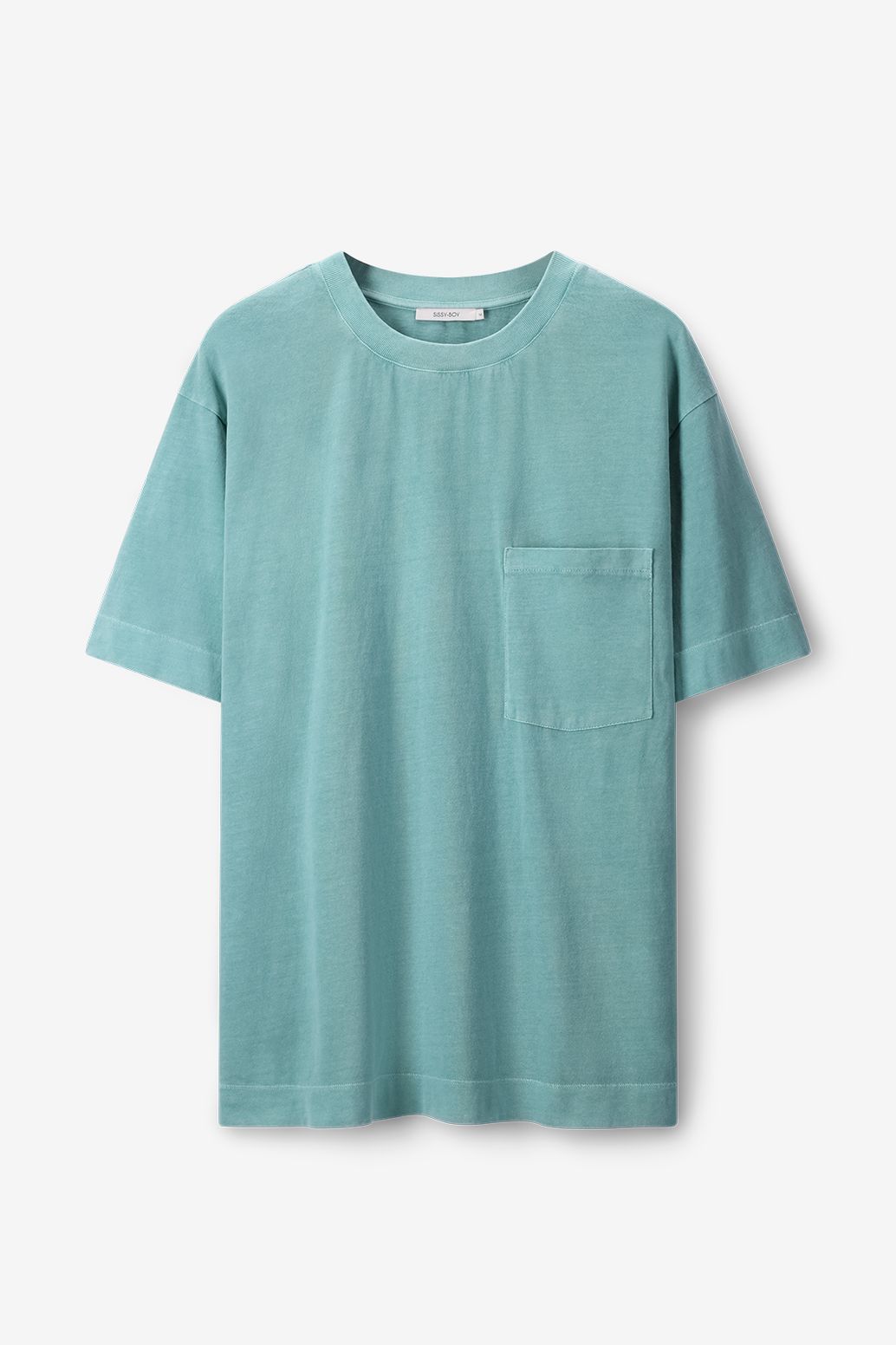 Groen boxy t-shirt