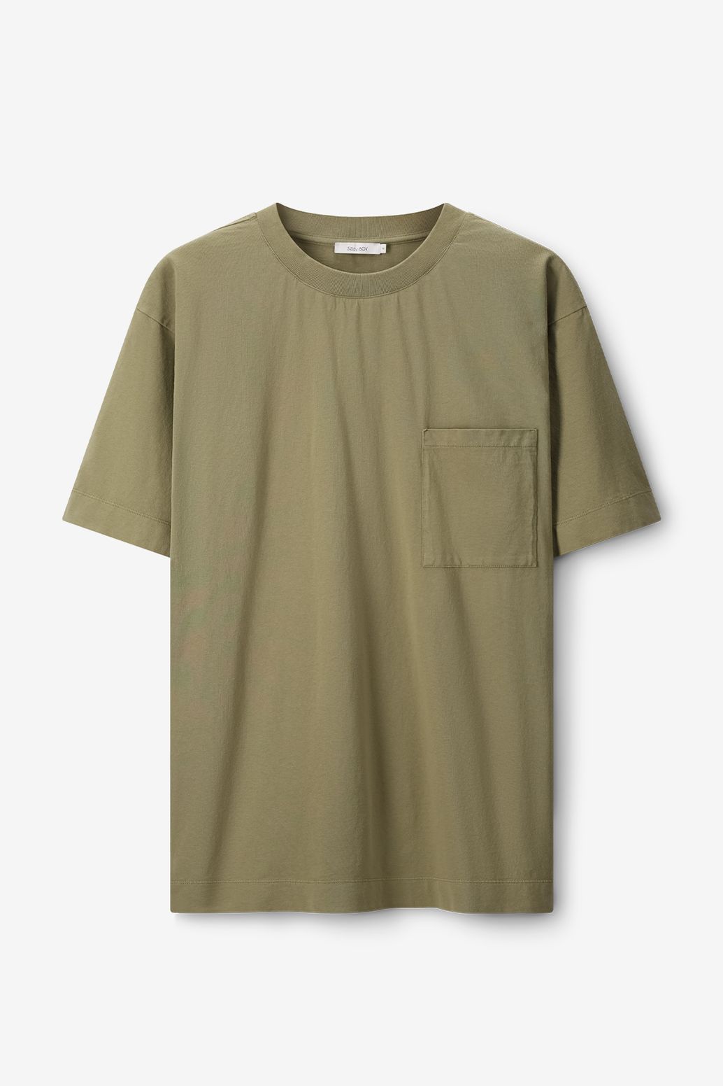 T-shirt boxy - vert clair