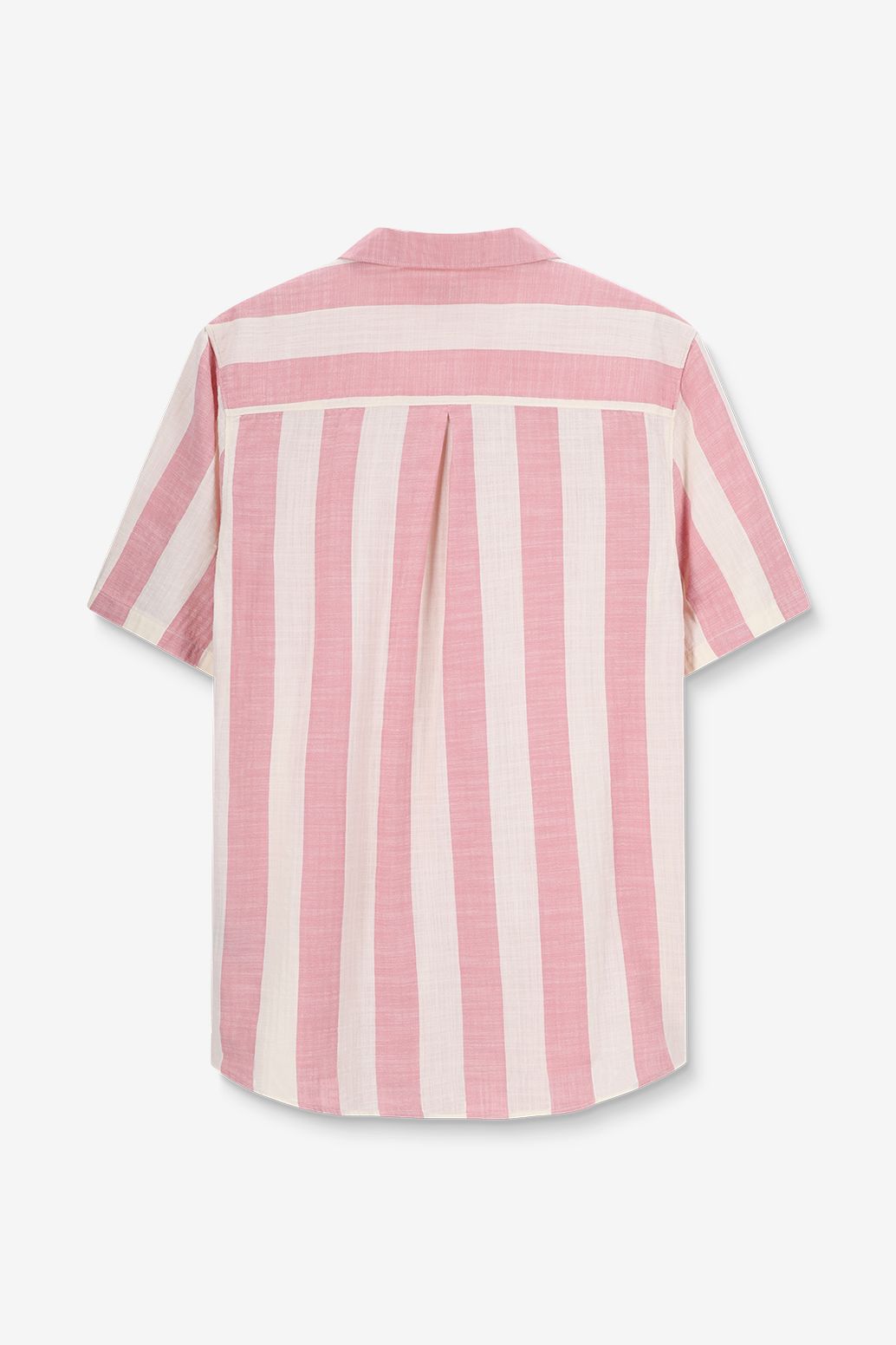 Roze overhemd met strepen