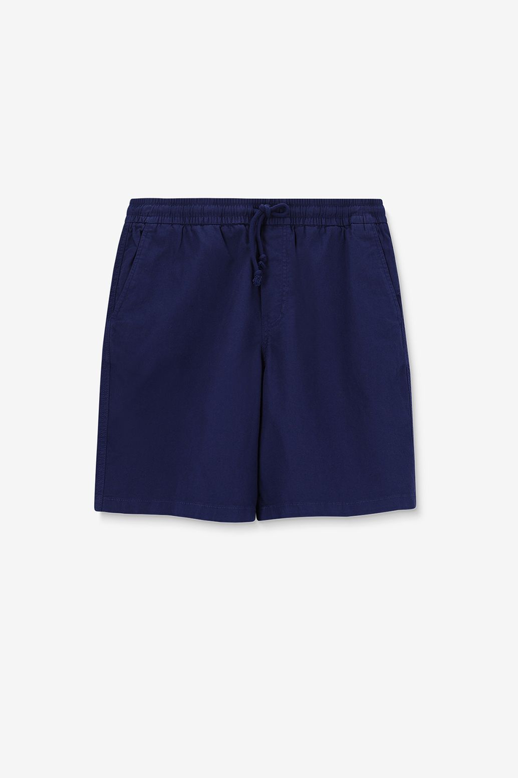 Short en lin - bleu foncé