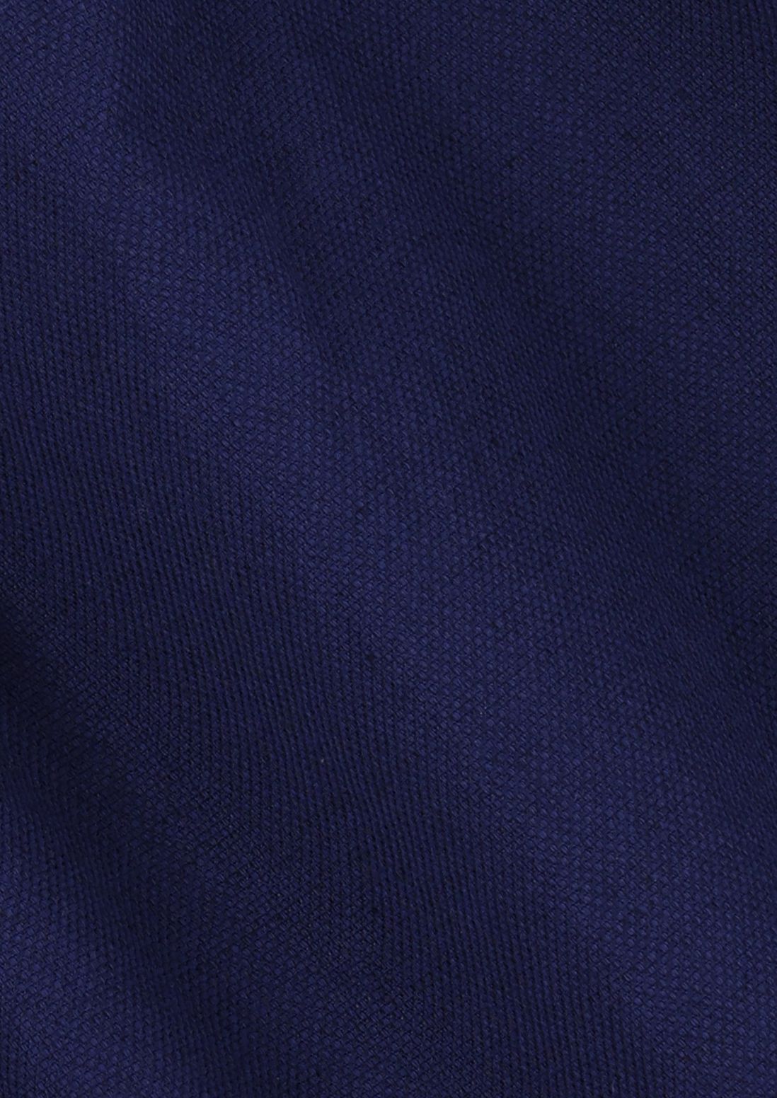 Short en lin - bleu foncé