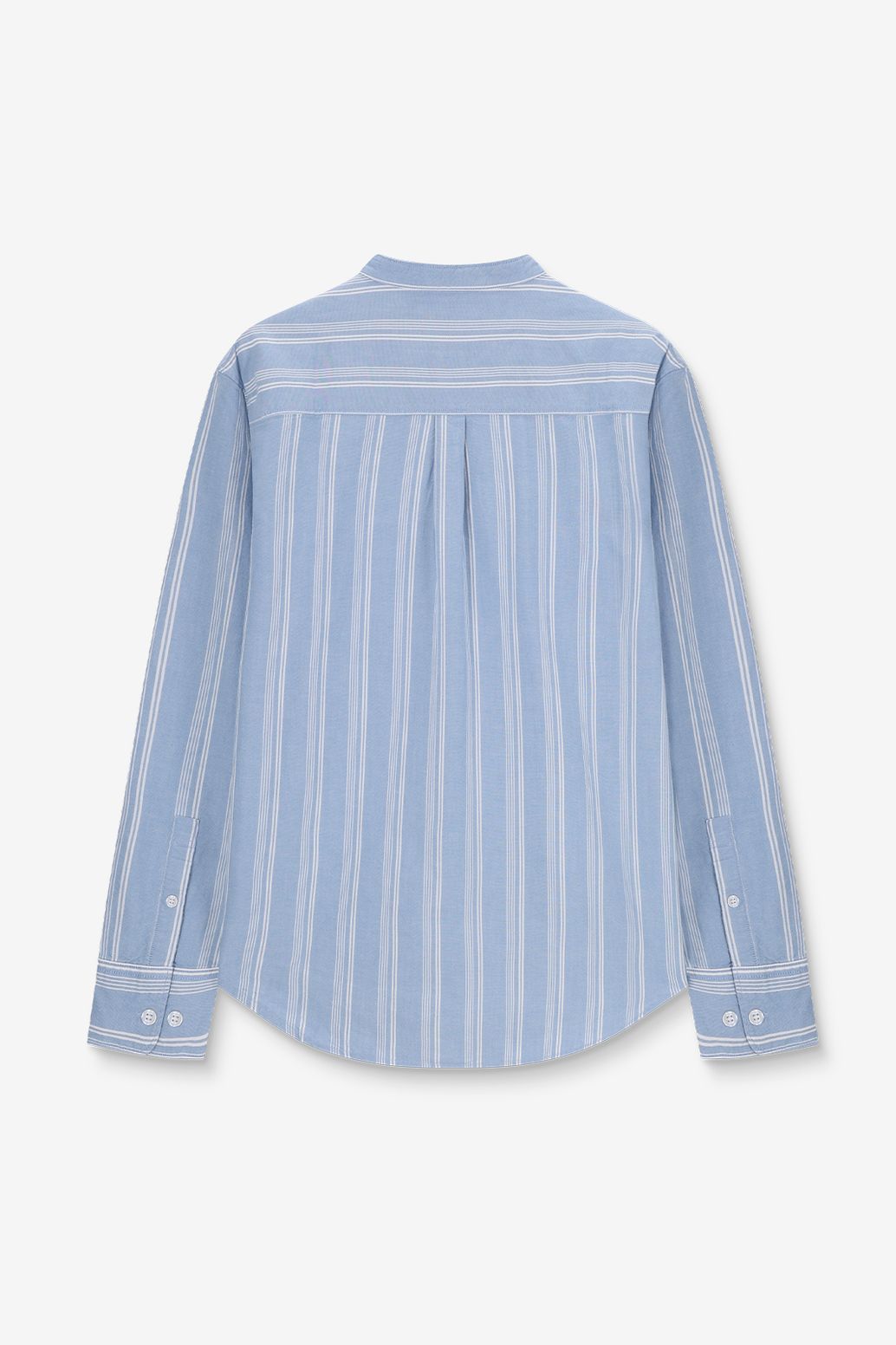 Blauw gestreept overhemd