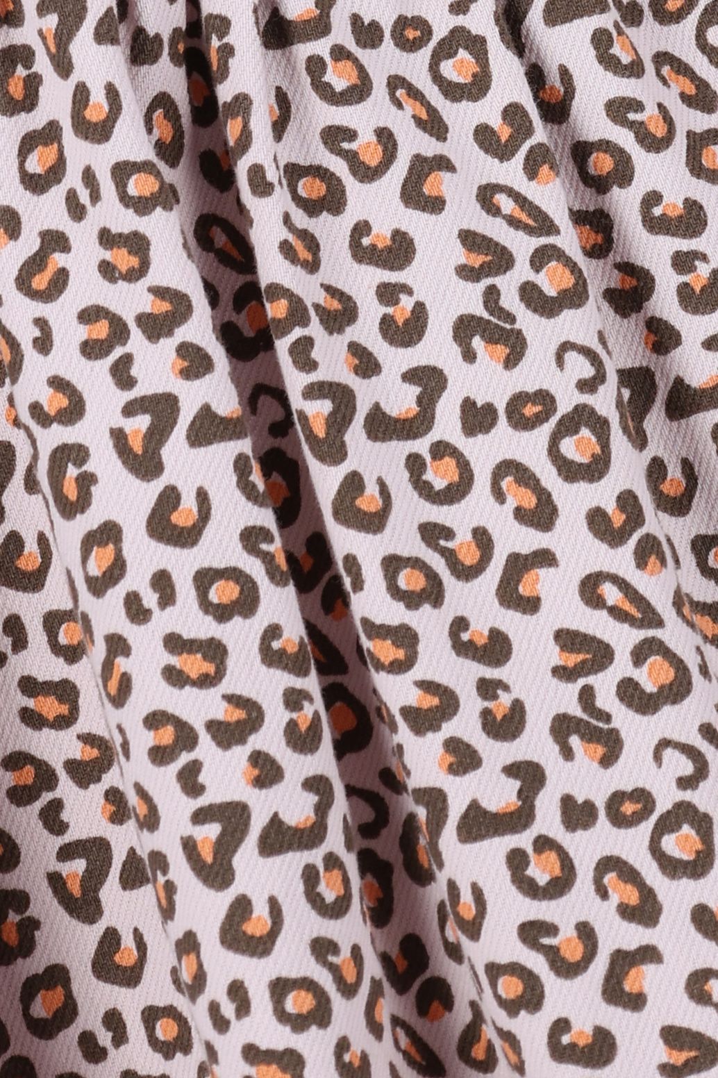 Lichtroze jurk met leopard print