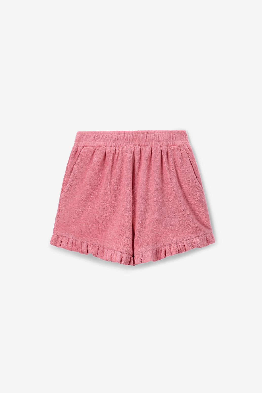 Lichtroze badstof short