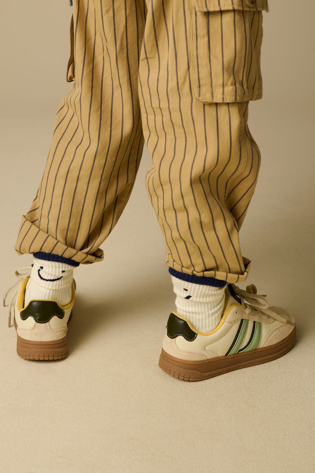 Chaussettes avec smiley - blanc